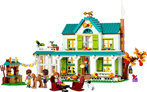 LEGO Friends Autumn's House, Dolls House Playset with Accessories, Toy Horse & Mia Mini-Doll, Toys for Girls and Boys