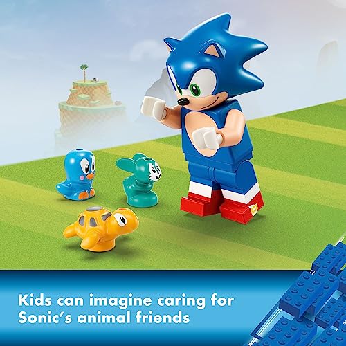 LEGO Sonic The Hedgehog Sonic vs. Dr. Eggman’s Death Egg Robot 76993 Sonic Toy Building Set for 8 Year Old Gamers, with 6 Sonic Figures for Creative Role Play, Great Gift for Christmas for Sonic Fans