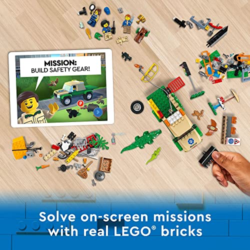 LEGO City Wild Animal Rescue Missions 60353 Interactive Digital Building Toy Set for Kids, Boys, and Girls Ages 6+ (246 Pieces)