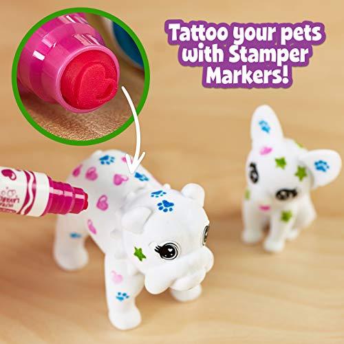 Crayola Scribble Scrubbie Pets Tattoo Shop, Toy Pet Playset - sctoyswholesale