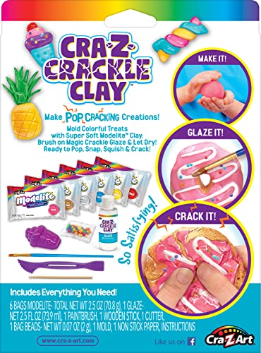 CRA-Z-Crackle Clay Create & Crack Sweet Treats for Ages 6 and Up