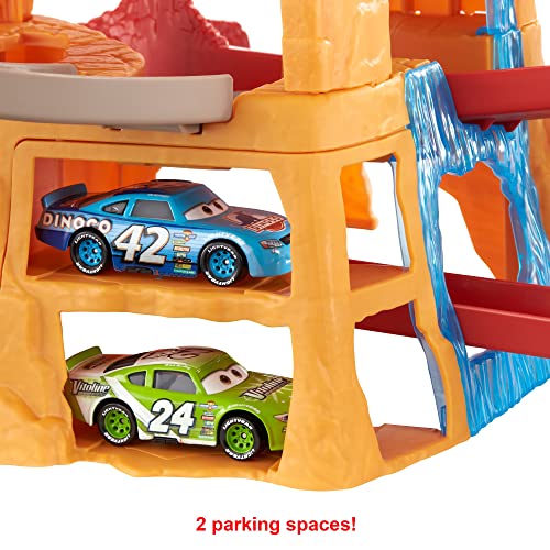Disney and Pixar Cars Toys, Playset with 2 Vehicles, Radiator Springs Mountain Race