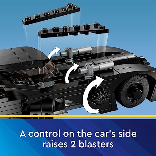 LEGO DC Batmobile: Batman vs. The Joker Chase 76224 Building Toy Set, This DC Super Hero Toy Features Batman's Iconic Vehicle with Weapons and a Minifigure Compatible Cockpit, DC Gift for 8 Year Olds