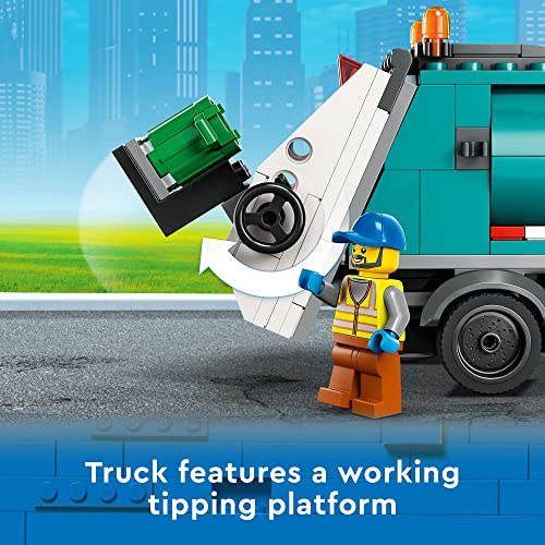 LEGO City Recycling Truck Building Toy Set for Kids, Boys, and Girls Ages 5+ (261 Pieces)