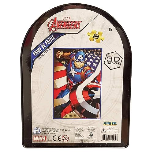 3D Puzzle 300 Pieces Captain America