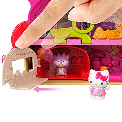 Hello Kitty Taco Party Compact Playset with 2 Sanrio Minis Figures, Stationery Notepad and Accessories - sctoyswholesale