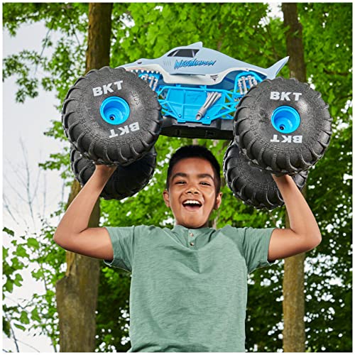 Monster Jam, Official Mega Megalodon All-Terrain Remote Control Monster Truck for Boys and Girls, 1:6 Scale, Kids Toys for Ages 4-6+