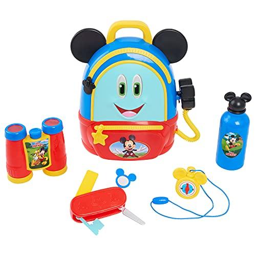 Disney Junior Mickey Mouse Funhouse Adventures Backpack, 5 Piece Pretend Play Set - sctoyswholesale