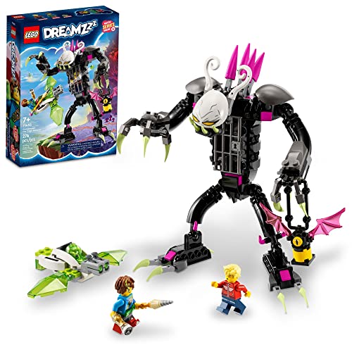 LEGO DREAMZzz Grimkeeper The Cage Monster 71455 Building Toy Transforms from Z-Blob Robot to Mini-Plane to Hoverbike, Unique Birthday Gift for 7+ Year Olds