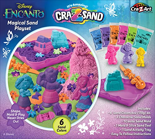 Disney Encanto CRA-Z-Sand Magical Sand Playset, Ages 4 and up