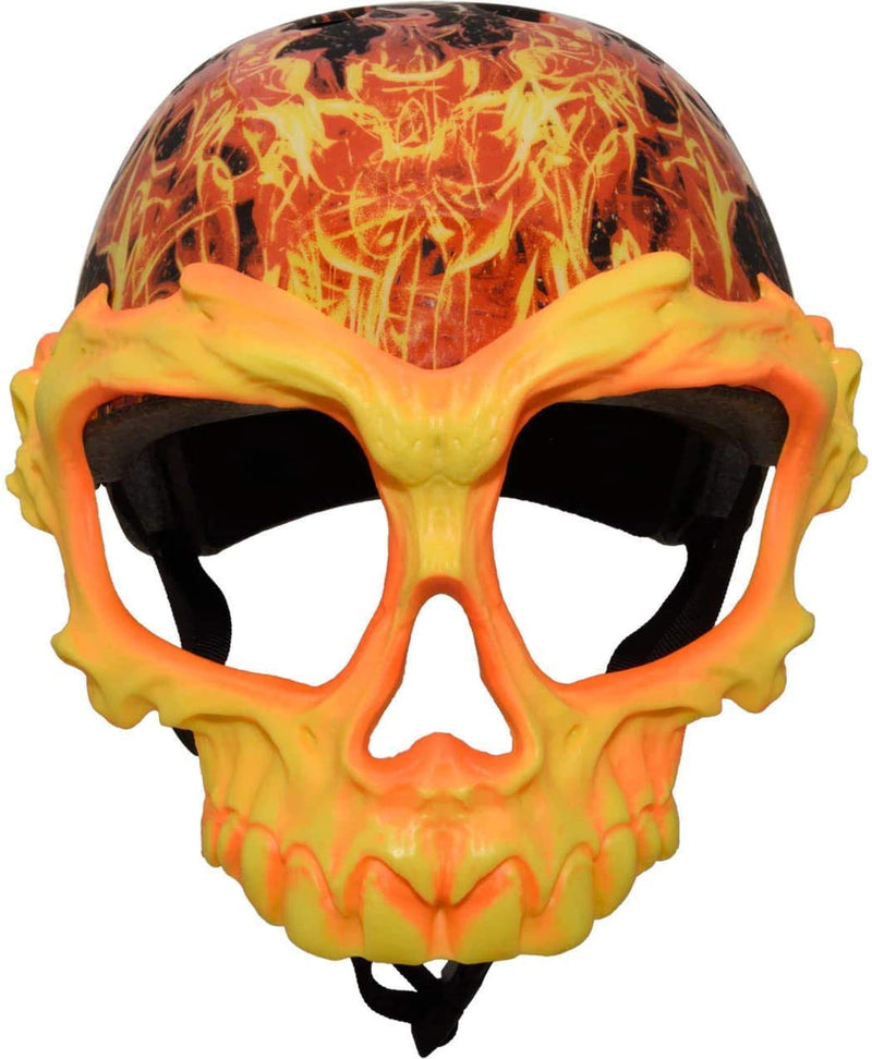 Skull Mask Helmet - For Bike (Ages 8-14) - sctoyswholesale