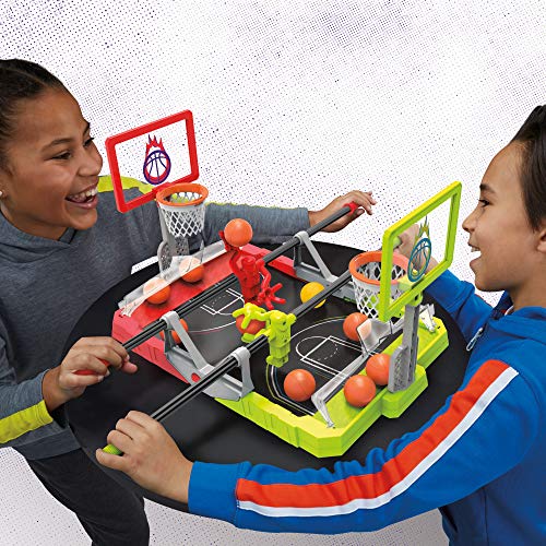 Hasbro Gaming Foosketball, The Foosball Plus Basketball Shoot and Score not searched Tabletop Game for Kids Ages 8 and Up, for 2 Players