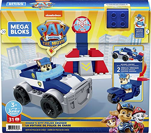 Mega Bloks PAW Patrol Chase's City Police Cruiser, Building Toys - sctoyswholesale