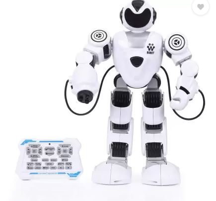 Lezo Smart Technology Arras Police Robot Walking with Fires Discs,Dances,Talks Super Fun Swing Hands with Shooting Bullets Remote Control Dancing, Smart Talking Robot for Kid
