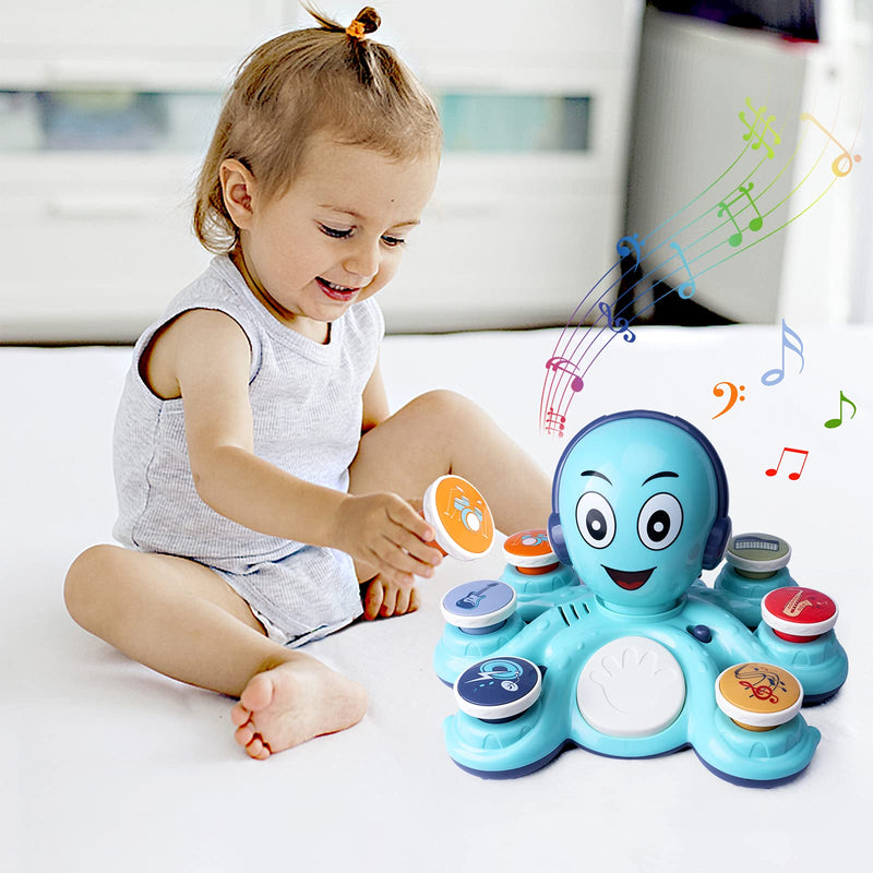Baby Musical Toys Learning Toys for Toddlers, Octopus Music Toys, Preschooler Musical Educational Instruments Toy
