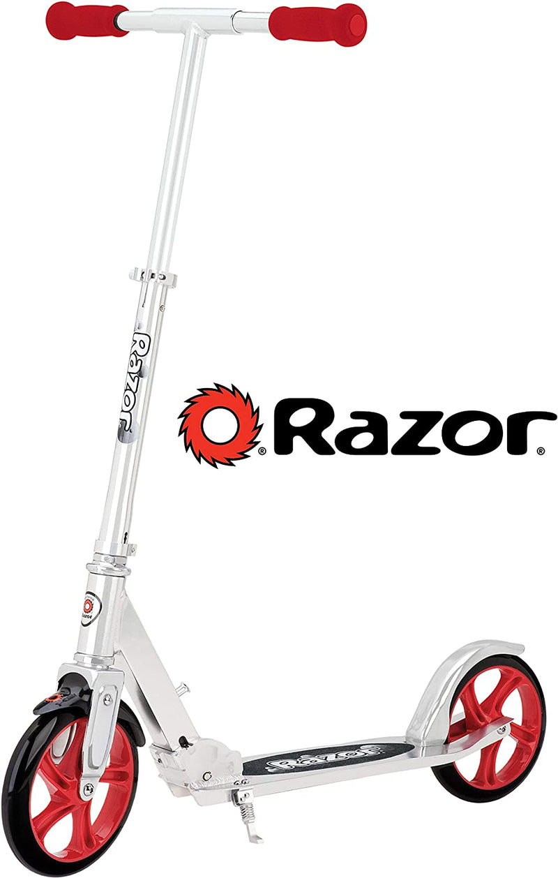 Razor A5 LUX Kick Scooter - Red - FFP , 38.6 Inch - sctoyswholesale
