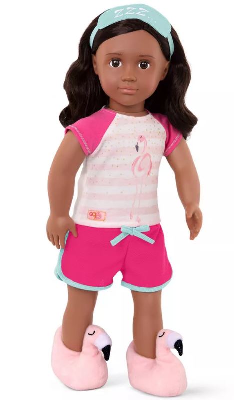 Our Generation Sleepover Pajama Outfit for 18" Dolls - Flamingo Dreaming
