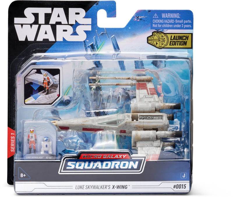 Star Wars 5-Inch X-Wing Starfighter Vehicle with Luke Skywalker & R2-D2 Micro Figures