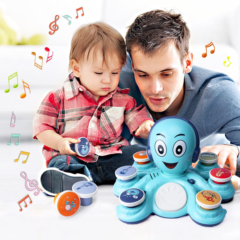 Baby Musical Toys Learning Toys for Toddlers, Octopus Music Toys, Preschooler Musical Educational Instruments Toy