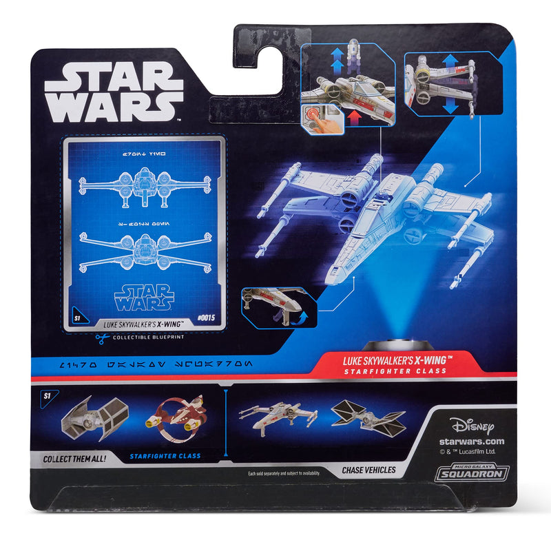 Star Wars 5-Inch X-Wing Starfighter Vehicle with Luke Skywalker & R2-D2 Micro Figures