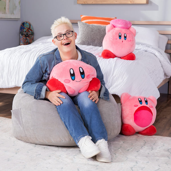 Club Mocchi Mocchi- Kirby Plush - Kirby and Friend Heart Plushie - Squishy Kirby Toys - Plush Collectible Valentines Plush - Soft Plush Toys and Kirby Room Decor - 15 Inch