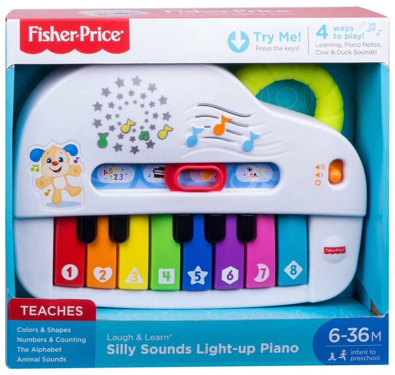 Fisher-Price Laugh & Learn Silly Sounds Light-up Piano - sctoyswholesale