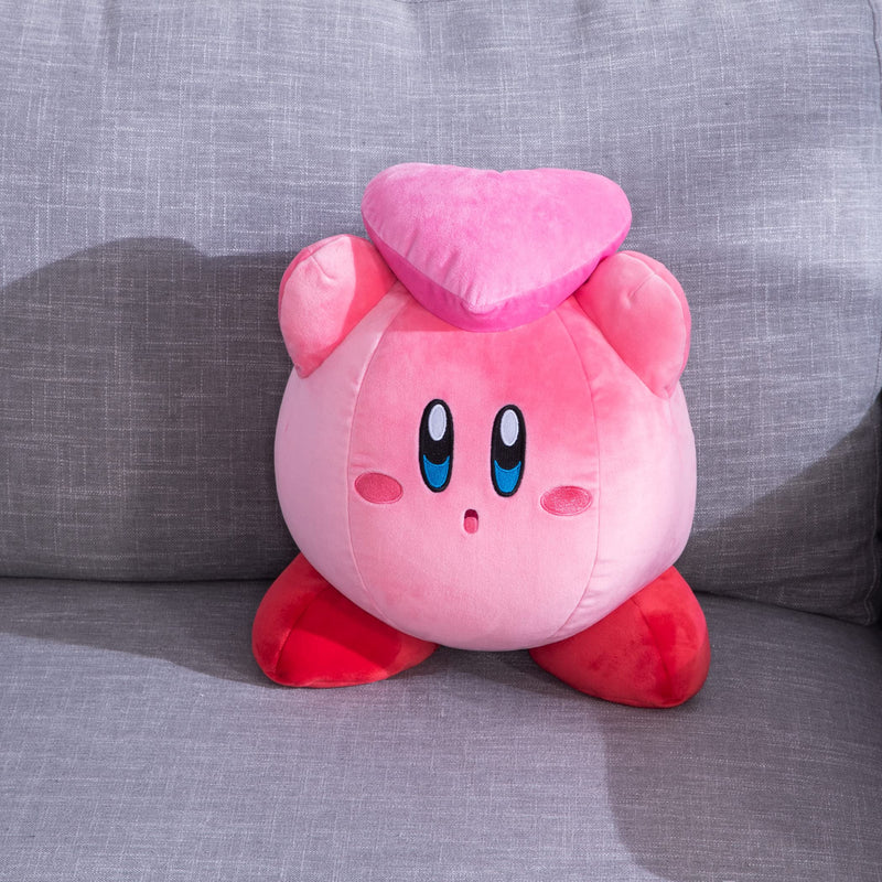 Club Mocchi Mocchi- Kirby Plush - Kirby and Friend Heart Plushie - Squishy Kirby Toys - Plush Collectible Valentines Plush - Soft Plush Toys and Kirby Room Decor - 15 Inch