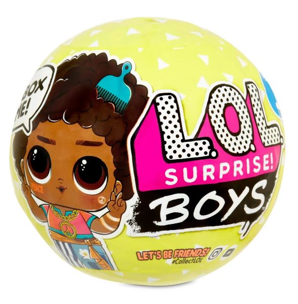 L.O.L. Surprise! Boys Character Doll Series 3 with 7 Surprises Including Random Exclusive LOL Boys Doll (Anatomically Correct), Bottle, Accessory, Secret Message, Stickers, Shoes