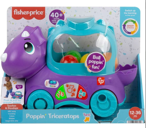 Fisher-Price Poppin' Triceratops - sctoyswholesale