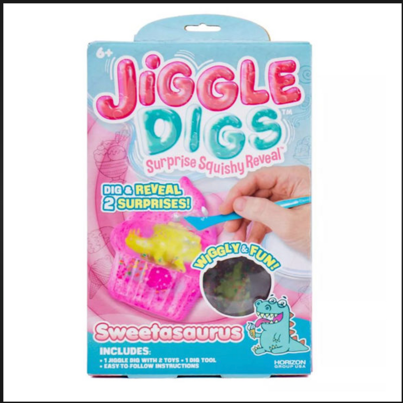 Jiggle Digs Surprise Squishy Reveal Jelly swetasaurus - sctoyswholesale