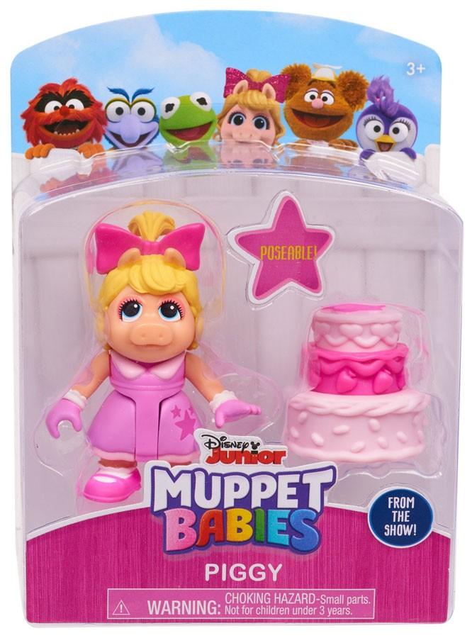 Muppet Babies Figure and Accessory Set - Piggy & Birthday Cake - sctoyswholesale